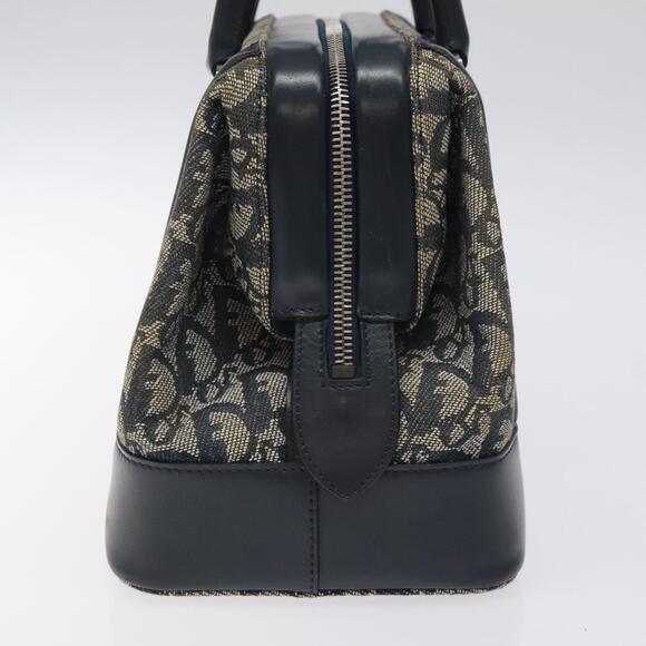 DIOR Trotter Canvas Hand Bag Navy - Picture 5 of 12